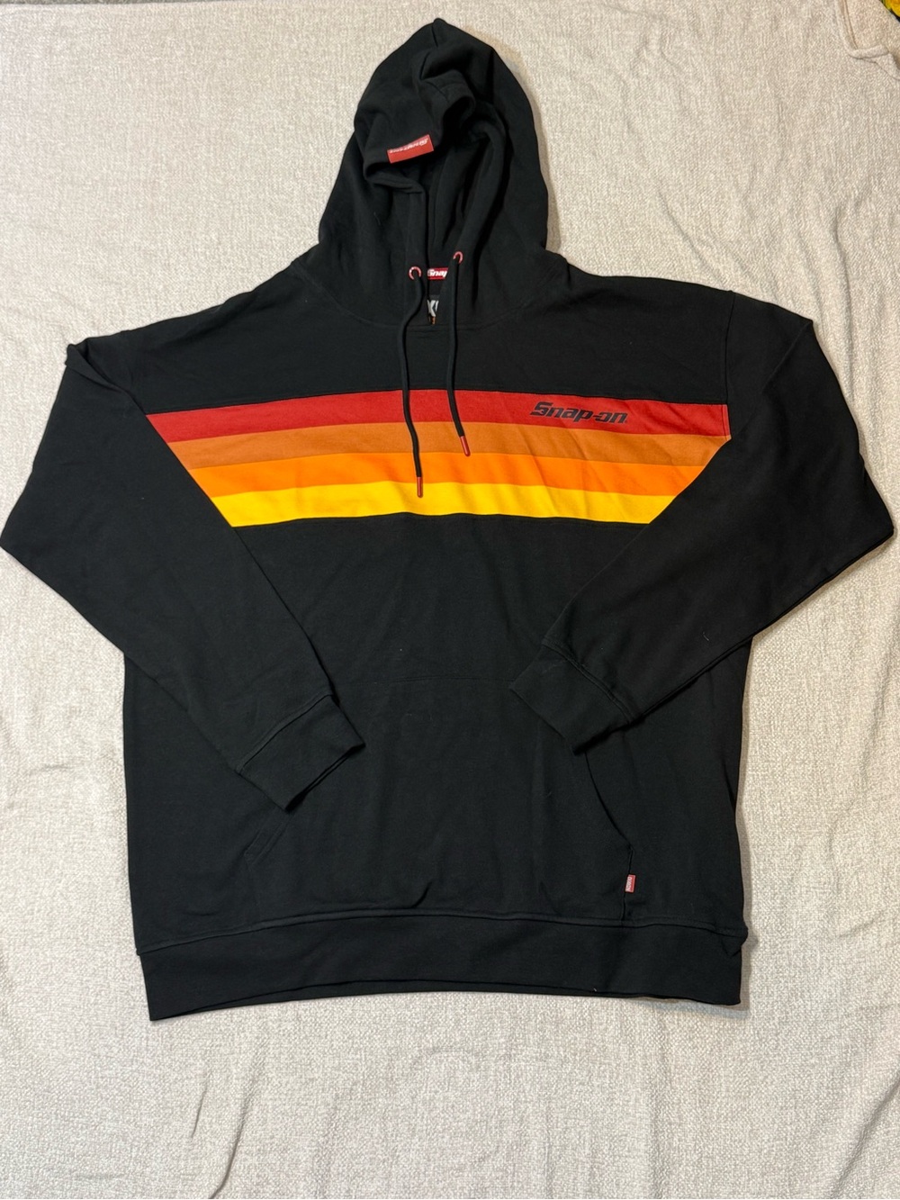 Dixxon x Snap-On Sunset Hoodie 2XL Limited Edition Retro Workwear Black